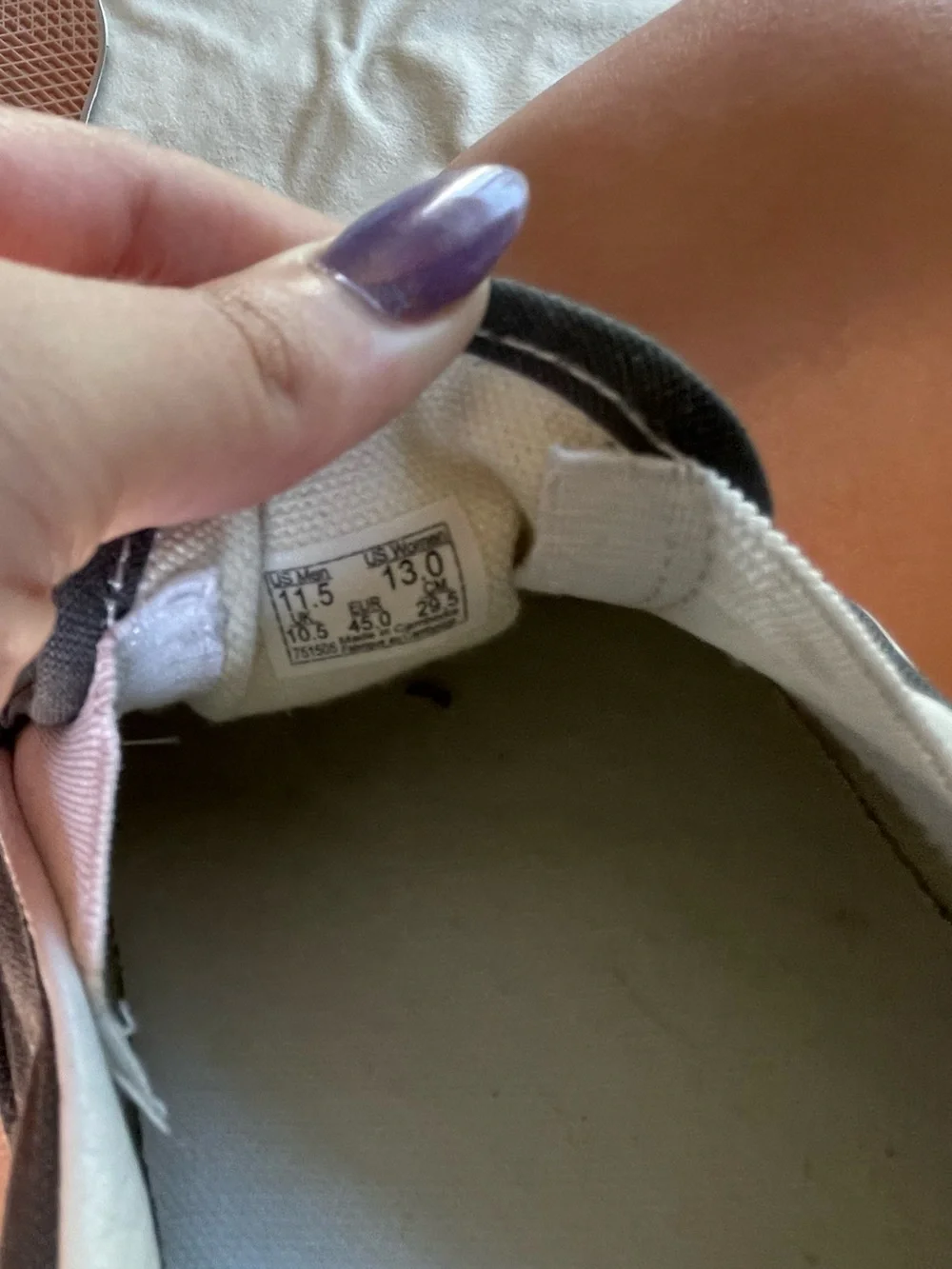 Vans Classic Slip-On Shoe Unisex Mens 11.5 Women’s 13